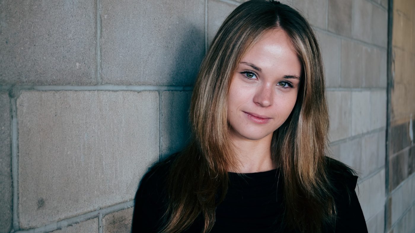 A natural, unretouched portrait in soft daylight