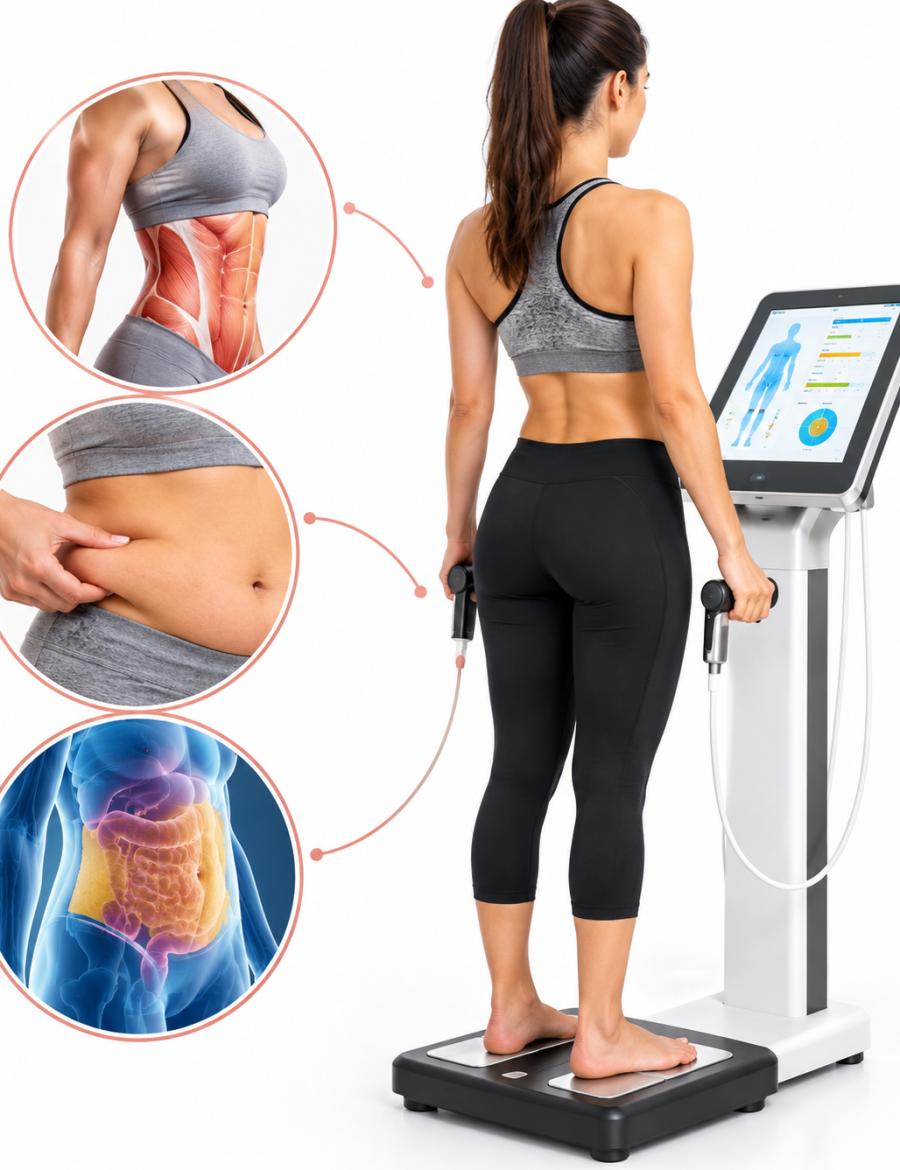 Body composition analysis scan at Veloura, Gurgaon